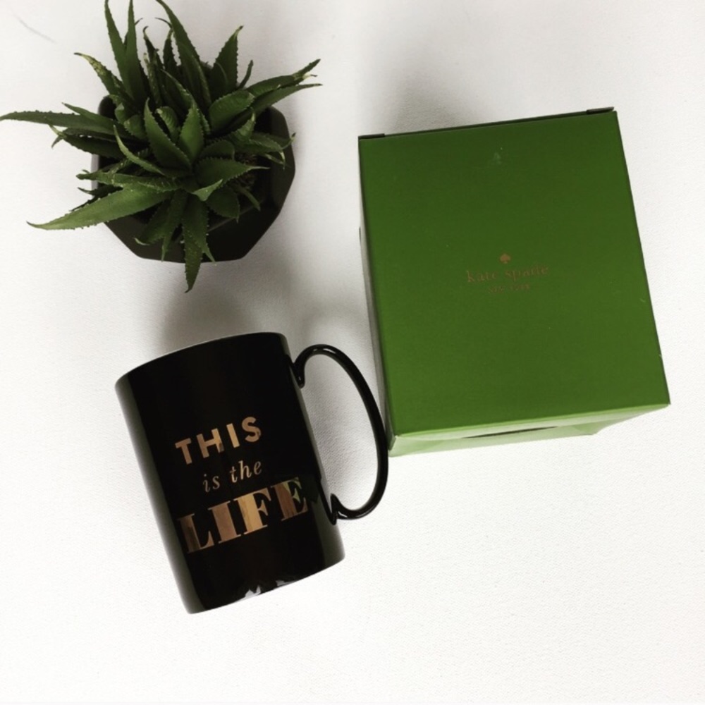 Xmas Gift? Kate Spade This is the Life Mug - Picture 2 of 4